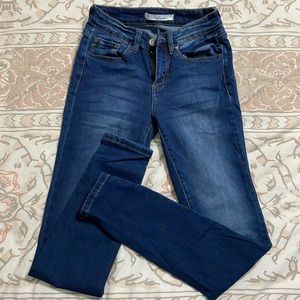 Kancan Skinny Mid Rose Jeans